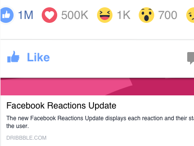 Facebook Reactions News Feed Concept design facebook reactions ui