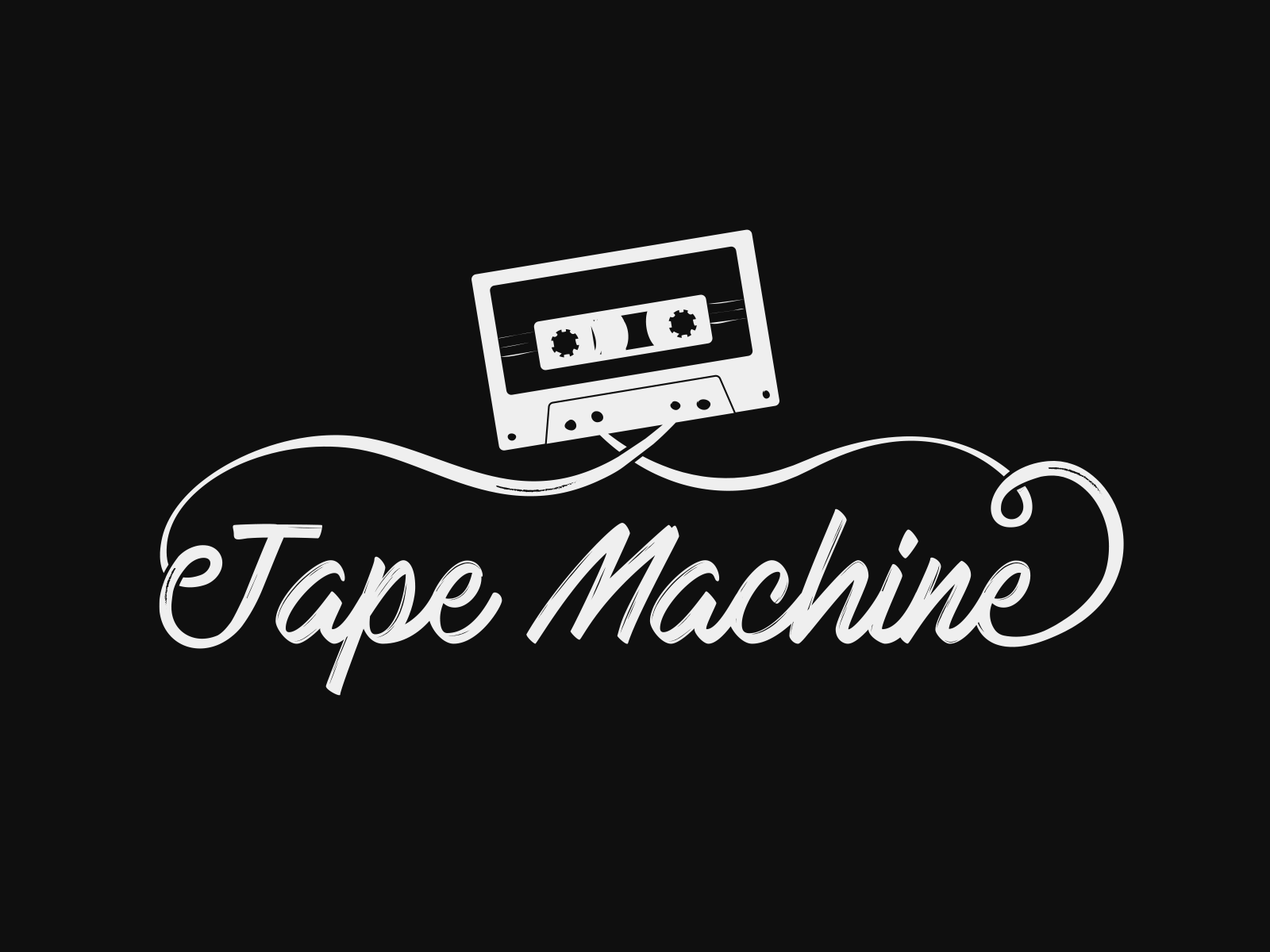 Band logo design Tape Machine by Kerosene Design on Dribbble