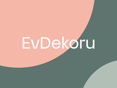 EvDekoru branding decor decoration home decor logo logo design logotype type typigraphy wordmark