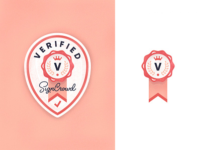 Verified Label awards badge crown icon illustration label rewards stamp verification verified