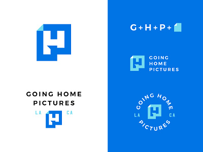 GHP badge branding geometric logo mark minimal monogram simple smart symbol