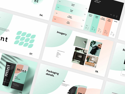 Brand Identity Guideline brand and identity brand identity branding branding agency branding guidelines color palette design imagery logo mockup packagingdesign pastel pattern type