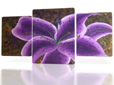 Canvas Purple Lily