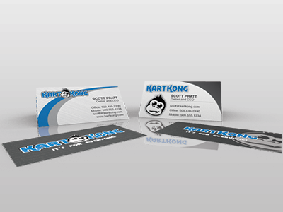 Kart Kong Business Cards