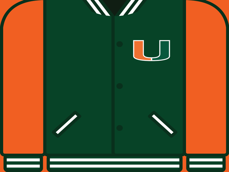 College Football Countdown: Miami letterman college football miami hurricanes miami um