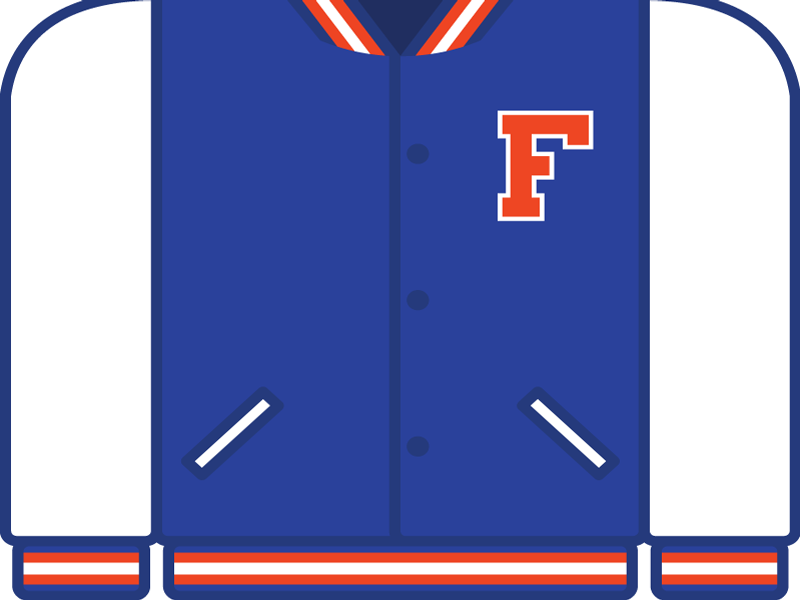College Football Countdown: Florida college football letterman ncaa florida gators uf florida