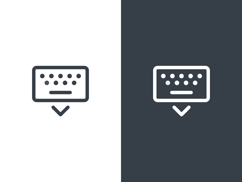 dismiss-keyboard-icon-by-brad-mcnally-on-dribbble