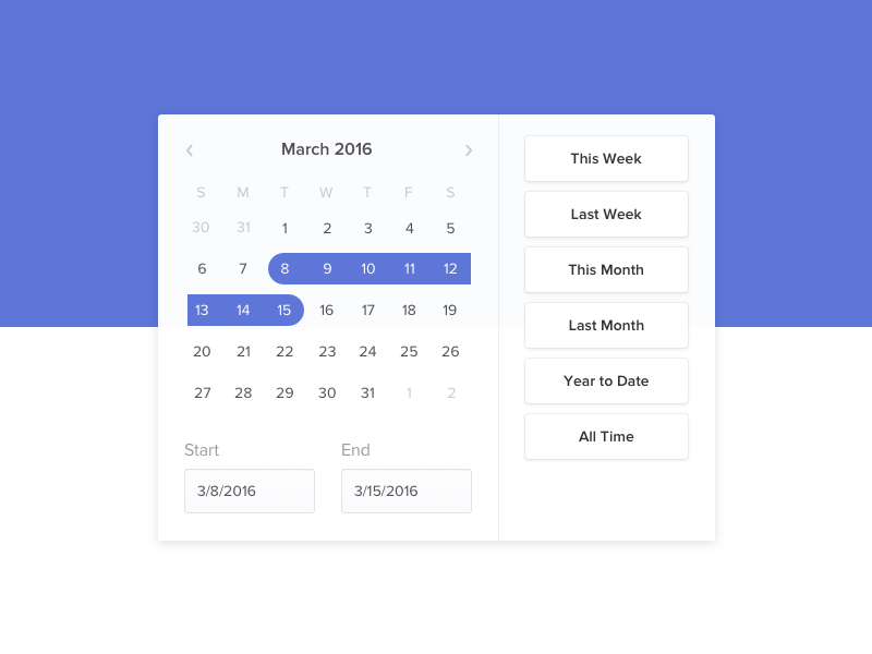 Picker by Brad McNally on Dribbble