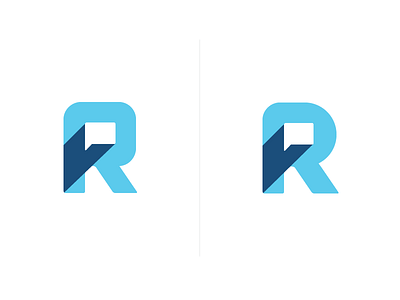 R is for rejected identity logo mark r symbol