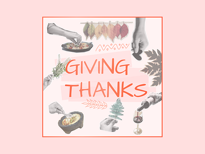 Giving Thanks - Social Media Illustration