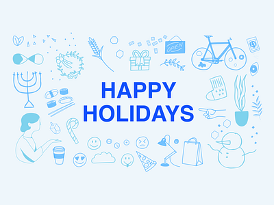 Happy Holidays - Illustration