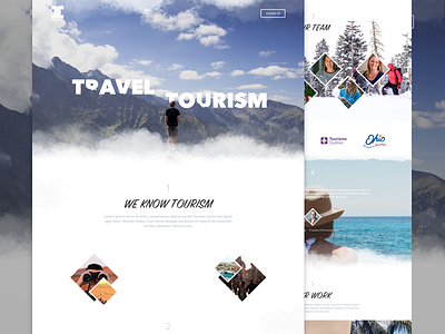 Travel & Tourism landing page new new orleans site travel website