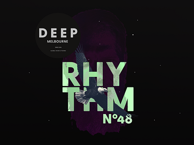 Rhythm Issue 48 Podcast artwork collage illustration photoshop podcast