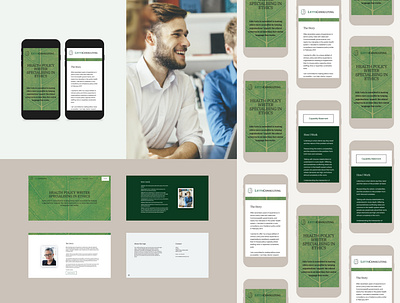 Folio : Consultant Work 01 figma figmadesign folio mobile pixelperfect redesign visual design