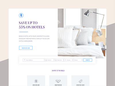 I liked it. chicago clean hotel simple storm travel ui web