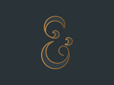Ampersand 2.0 ampersand chicago gold illustration simple type