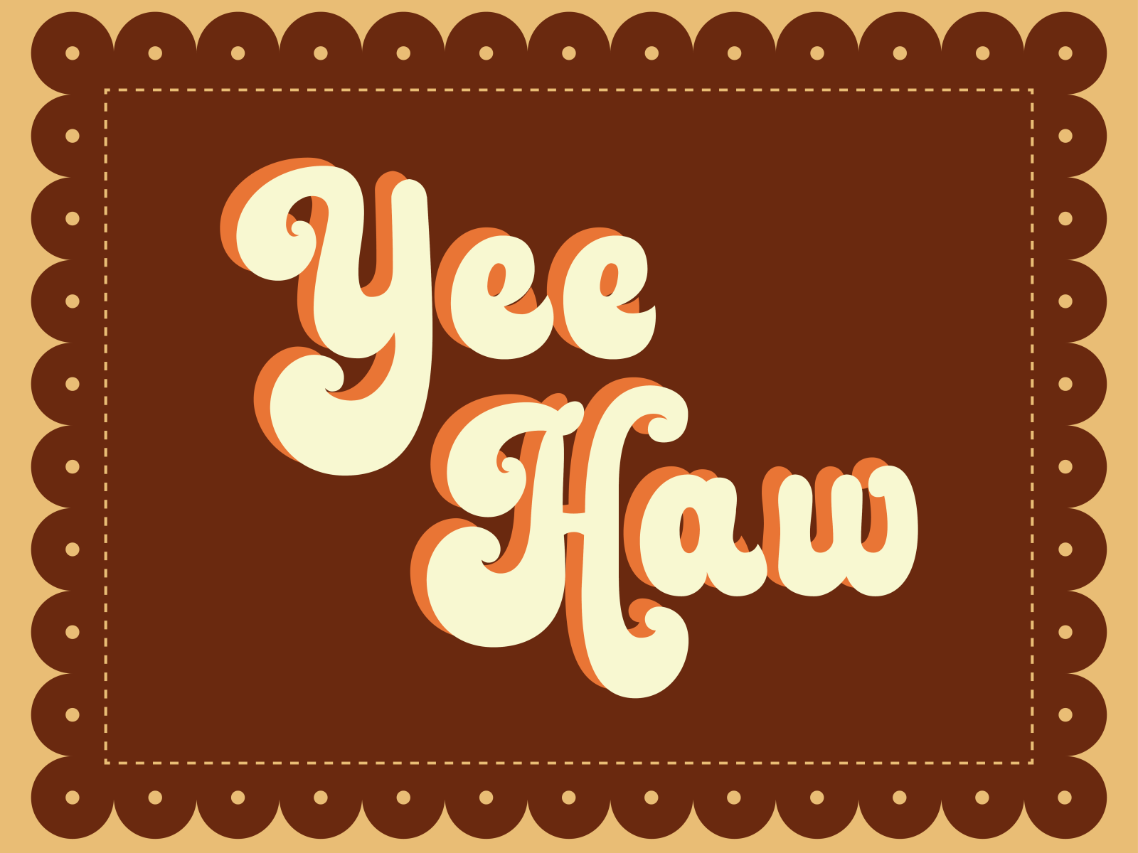 Yee Haw by Zoe Graham on Dribbble