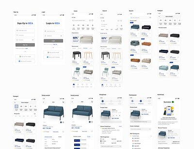 IKEA App Redesign app design ikea redesign ui ux