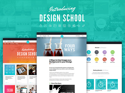 Introducing Design School canva design responsive school tutorials website