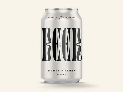 Minimalistic Beer can