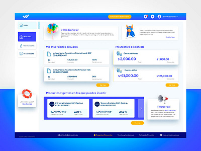 Investment Dashboard business dashboard design figma finance interface investment money ui ux web