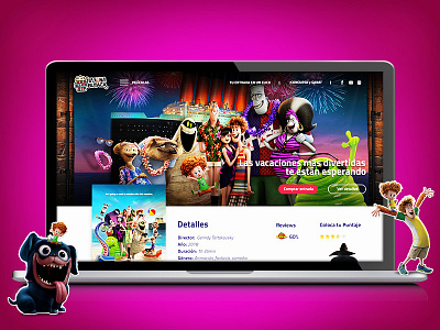 Movie Page/Andes Films andes films description film hotel transylvania movie page ui