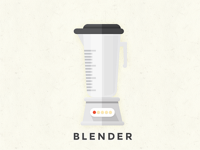 Blender blender cooking everyday flat flat a day flataday machine minimal practice