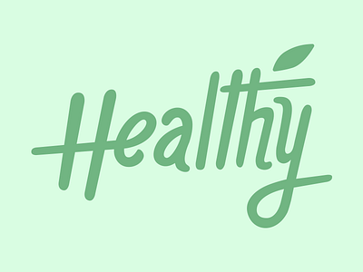 Healthy Post Op changes design handlettering health healthy letter lettering logo type