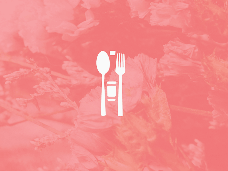 Shades of Pink Gala Logo bottle brand cutlery cutout eating food fork identity logo negative space spoon wine