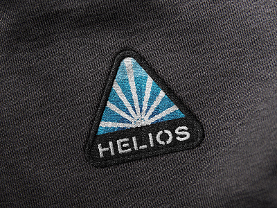 Helios 15minutelogos badge brand design helios logo patch personal space type vector