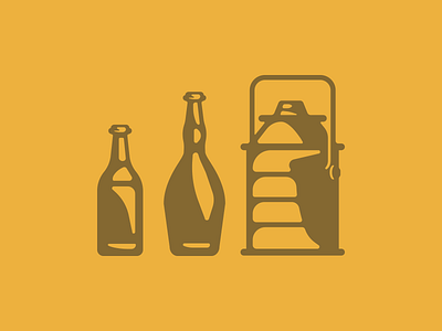 Beer Receptacles beer bottle brewery carrier keg craft design icon keg pattern shade vector wrap