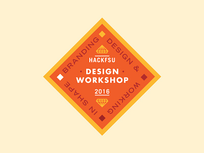 HackFSU Branding Workshop Badge