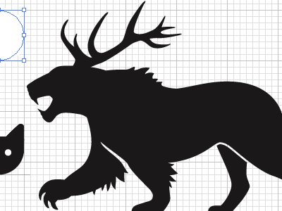 Vector animal animal black logo vector