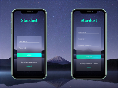 Daily UI challenge #001 app daily ui dailyui design glassmorphism ios iphone x login login design login screen phone phone app ui ui challenge ui challenge 001 ux uxdesign uxui