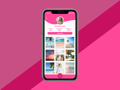 Daily UI challenge 006 006 app daily ui dailyui design ios iphone x profile profile design ui ui challenge ux