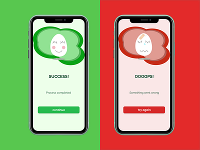 Daily UI challenge 011 011 app daily ui daily ui 011 dailyui design fail illustration ios iphone x success ui ui challenge