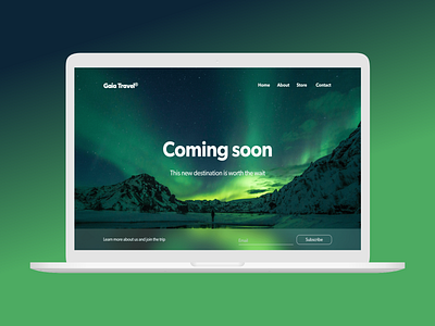 Daily UI challenge 048 coming soon page coming soon template comingsoon daily ui dailyui design travel travel agency ui ui challenge uidesign ux ux design uxdesign uxui web webdesign website design