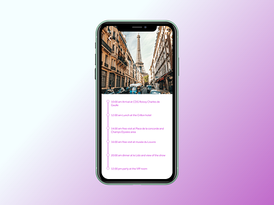 Daily UI challenge 079 adobe xd adobexd app daily ui dailyui design itinerary mobile mobile app mobile app design schedule travel travel plan ui ui challenge ux ux design uxdesign uxui