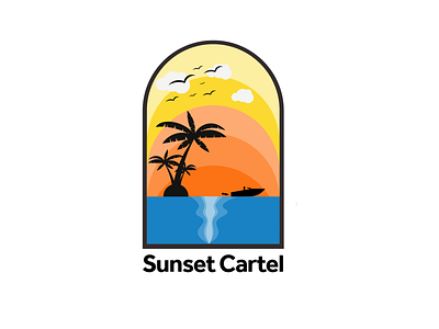 Daily UI challenge 084 badge badge logo badgedesign daily ui dailyui design illustration illustrator sunset sunset logo ui ui challenge ui design ux uxui