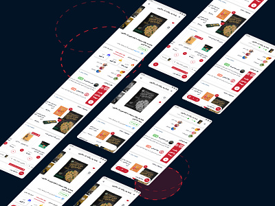 Online Grocery design grocery product design red rtl shop store ui ux