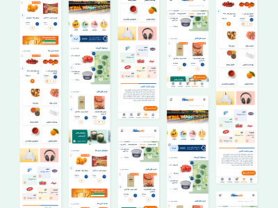 Online Supermarket design grocery rtl store supermarket ui ux