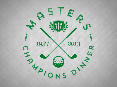Masters Champions Dinner badge