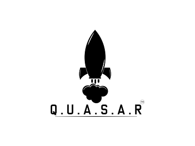 QUASAR 3 design flat illustration inkscape logo minimal typography vector