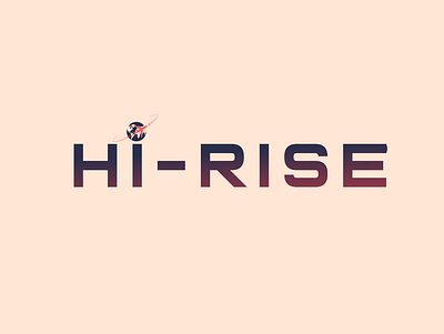 Hi Rise 3 1 branding design inkscape logo typography vector