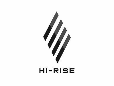 Hi Rise 4 BlackFG branding design inkscape logo vector