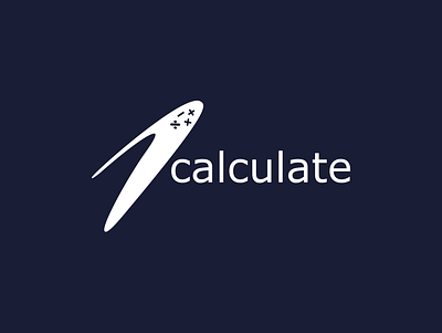 calculator logo 2a WhiteFG design inkscape logo typography vector