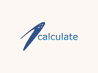 calculator logo 2a colored design inkscape logo typography vector