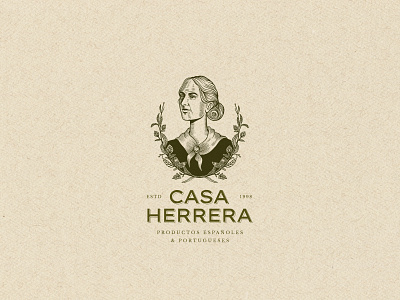 Casa Herrera brand design brand identity branding branding design identity design illustrator logo logo illustration