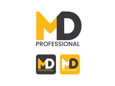 Logo md branding design dev illustration illustrator logo vector