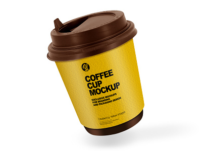 Coffee cup mockup branding coffee cup design illustrator mockup pack vector